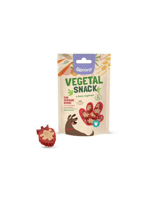 Snack per cani a base vegetale Con Barbabietola e Peperoni  75 g