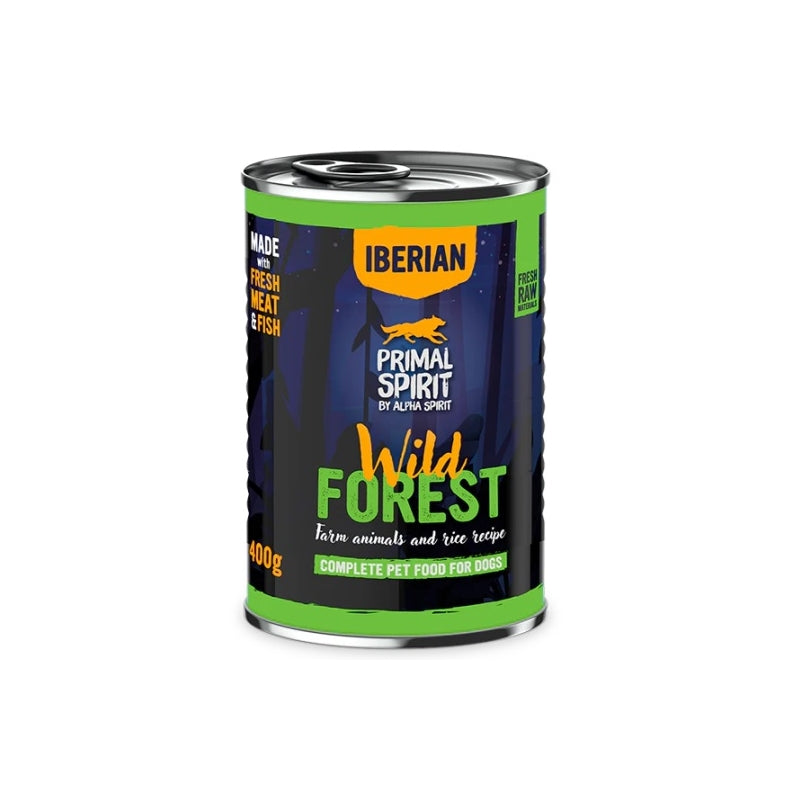 UMIDO PRIMAL DOG 400 G - WILD FOREST /. 6 Pz